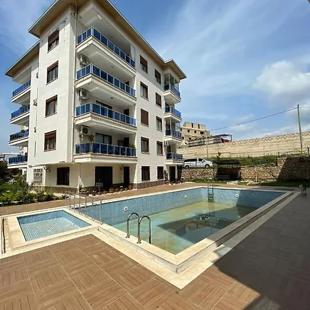 Alanya/kestel 1 1 Distance To Sea 150m Full Furniture Apartment Alanya